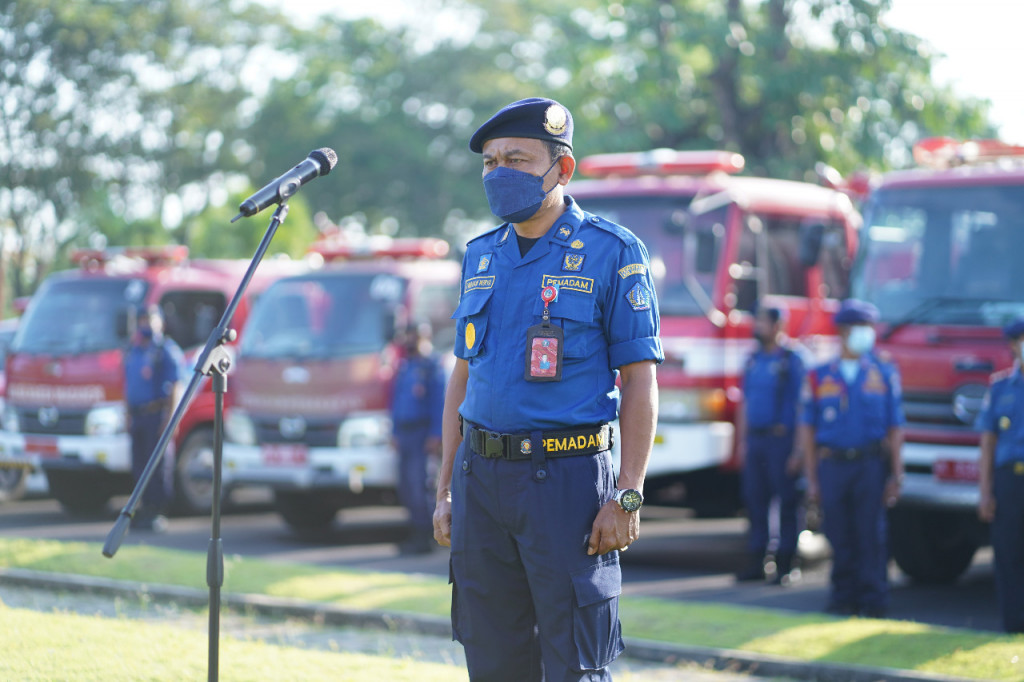 Giat Damkar Badung Apel Gelar Pasukan Dalam Rangka KTT G-20